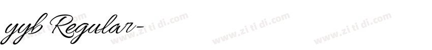 yyb Regular字体转换 yyb Regular字体转换
